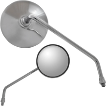 Load image into Gallery viewer, Parts unlimited Classic Round Mirror - Left 17077 - Main Product View
