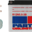 Load image into Gallery viewer, Parts unlimited Conventional Battery 12N5.5-3B - Main Product View