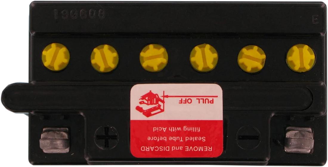 Parts unlimited Conventional Battery 12N7-4A - Side View