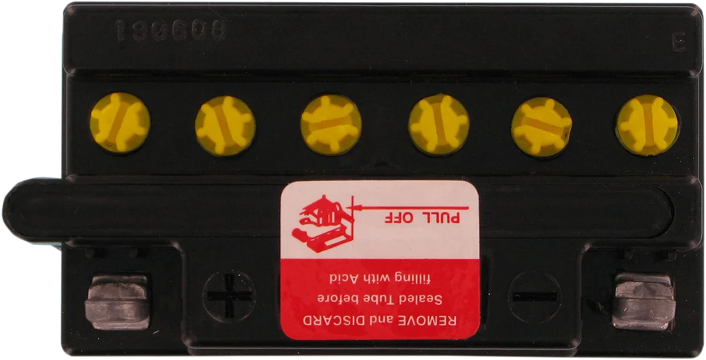 Parts unlimited Conventional Battery 12N7-4A - Side View