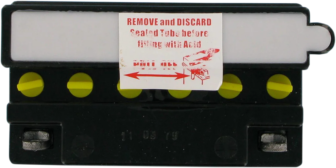 Parts unlimited Conventional Battery 12N7D-3B - Back View