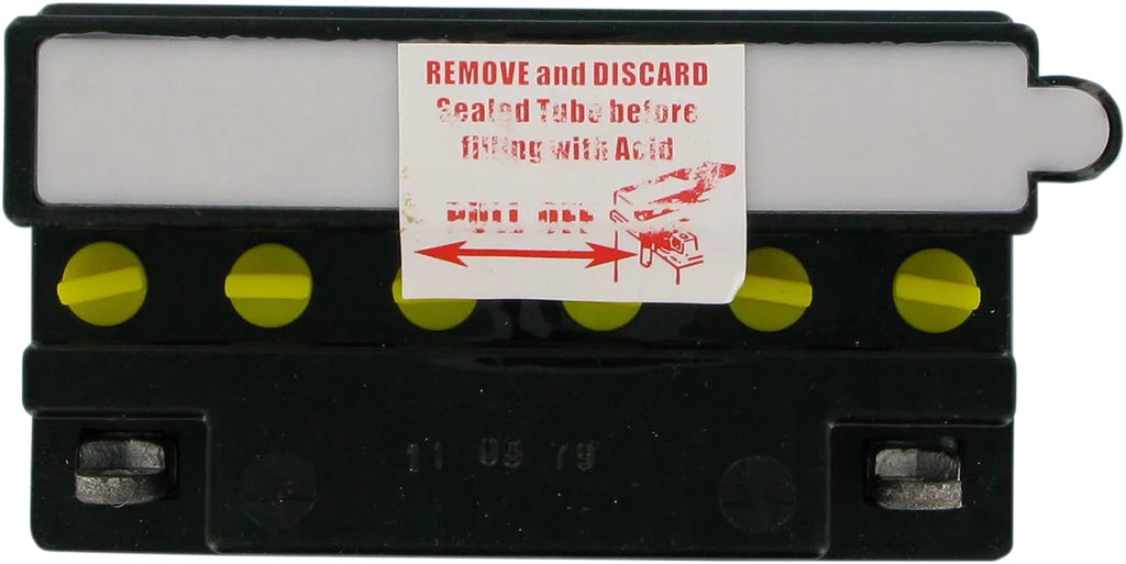 Parts unlimited Conventional Battery 12N7D-3B - Back View