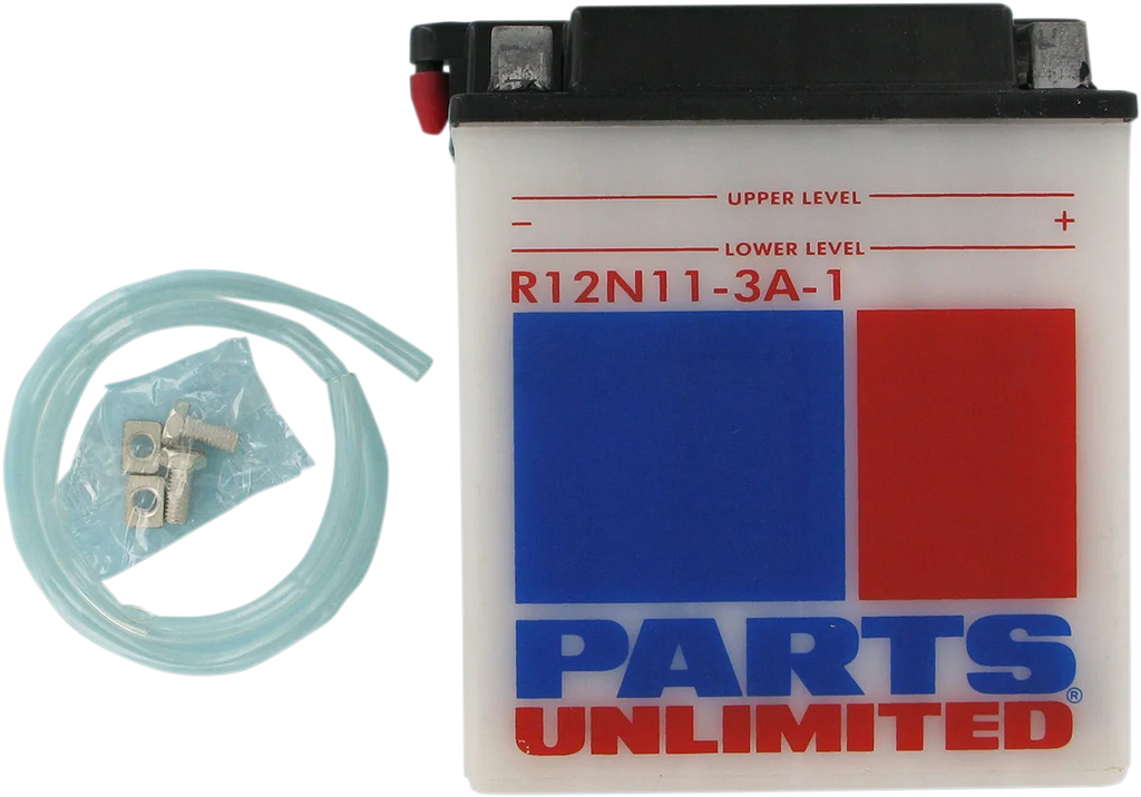 Parts unlimited Conventional Battery - Side View