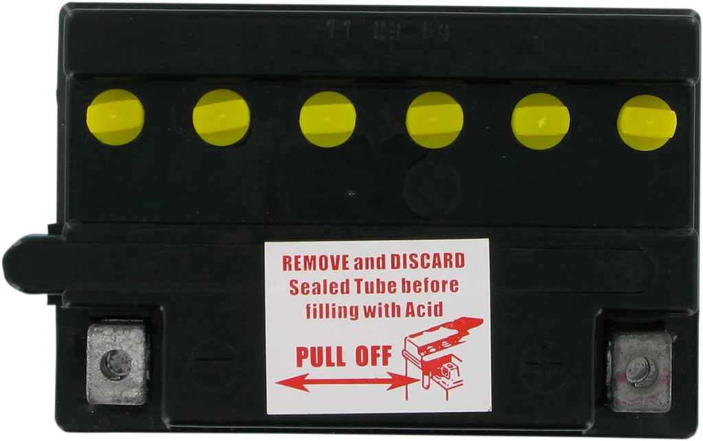 Parts unlimited Conventional Battery - Back View