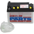 Load image into Gallery viewer, Parts unlimited Conventional Battery 6CB112D - Main Product View