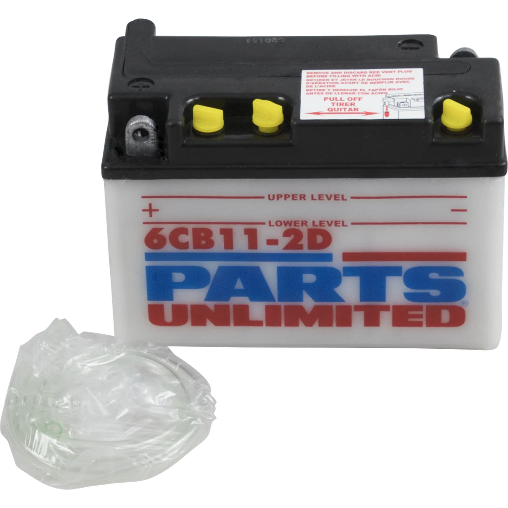 Parts unlimited Conventional Battery 6CB112D - Main Product View