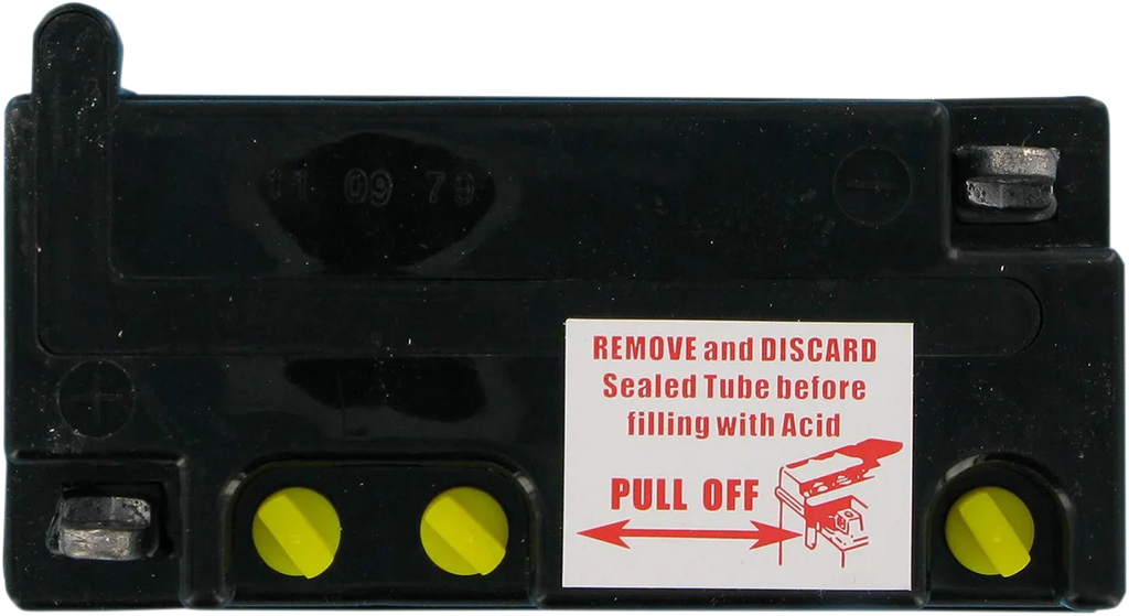 Parts unlimited Conventional Battery 6CB112D - Back View