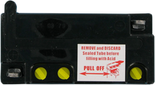 Load image into Gallery viewer, Parts unlimited Conventional Battery 6CB112D - Back View