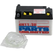 Load image into Gallery viewer, Parts unlimited Conventional Battery 6N112D - Main Product View