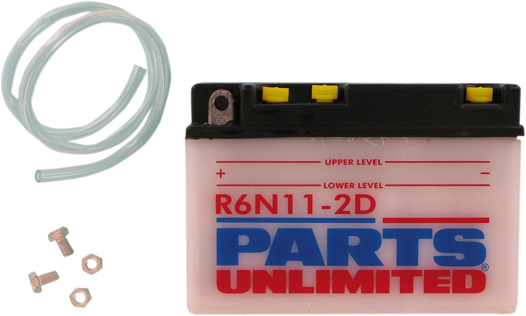 Parts unlimited Conventional Battery 6N112D - Side View