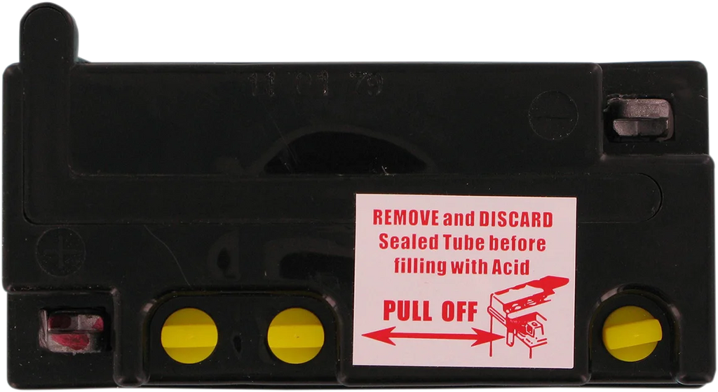 Parts unlimited Conventional Battery 6N112D - Back View