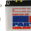 Load image into Gallery viewer, Parts unlimited Conventional Battery 6N12A-2D - Main Product View