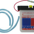 Load image into Gallery viewer, Parts unlimited Conventional Battery 6N22A4 - Side View