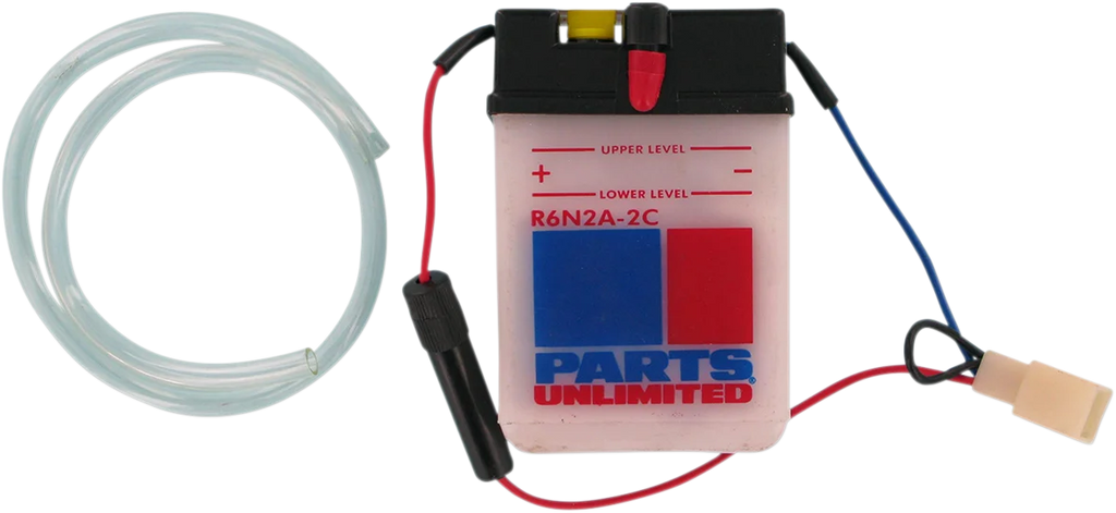 Parts unlimited Conventional Battery 6N2A2C - Back View