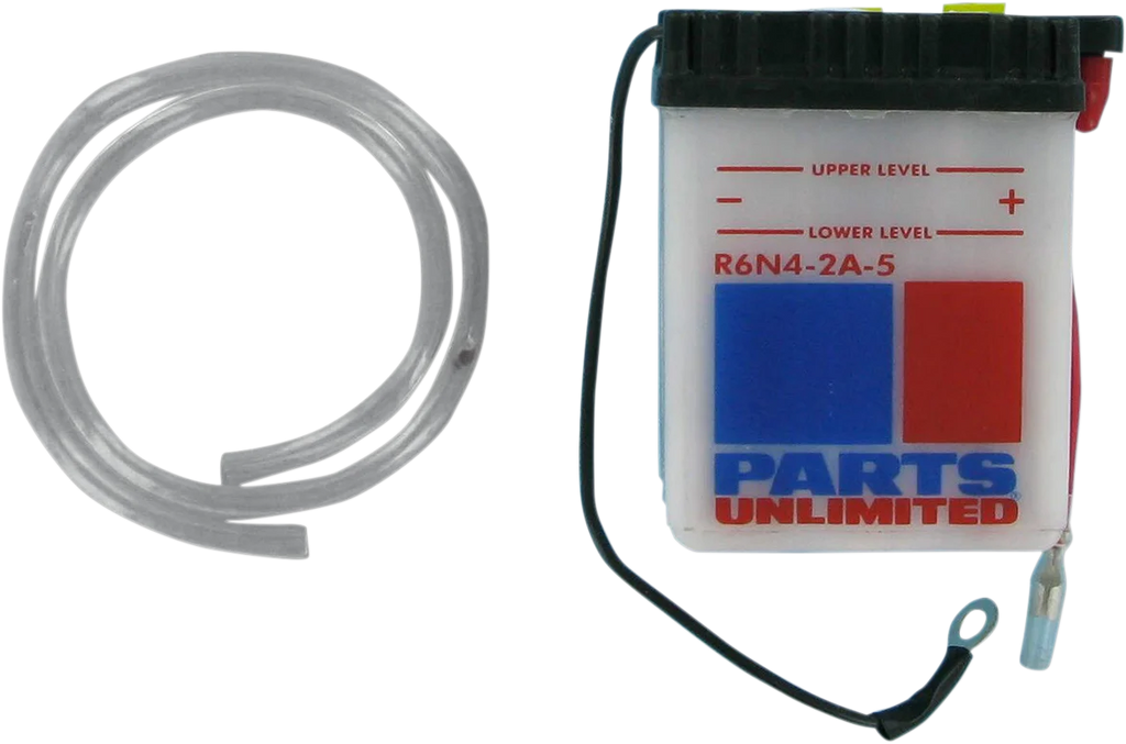 Parts unlimited Conventional Battery 6N42A5 - Side View