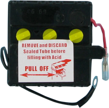 Load image into Gallery viewer, Parts unlimited Conventional Battery 6N42A5 - Back View