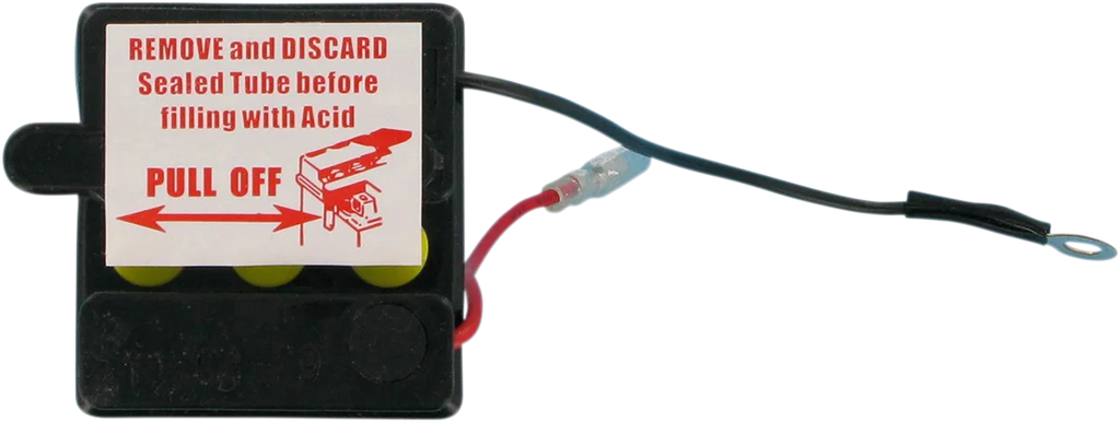 Parts unlimited Conventional Battery 6N4A4D - Side View