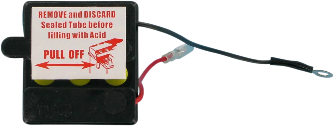Parts unlimited Conventional Battery 6N4A4D - Side View
