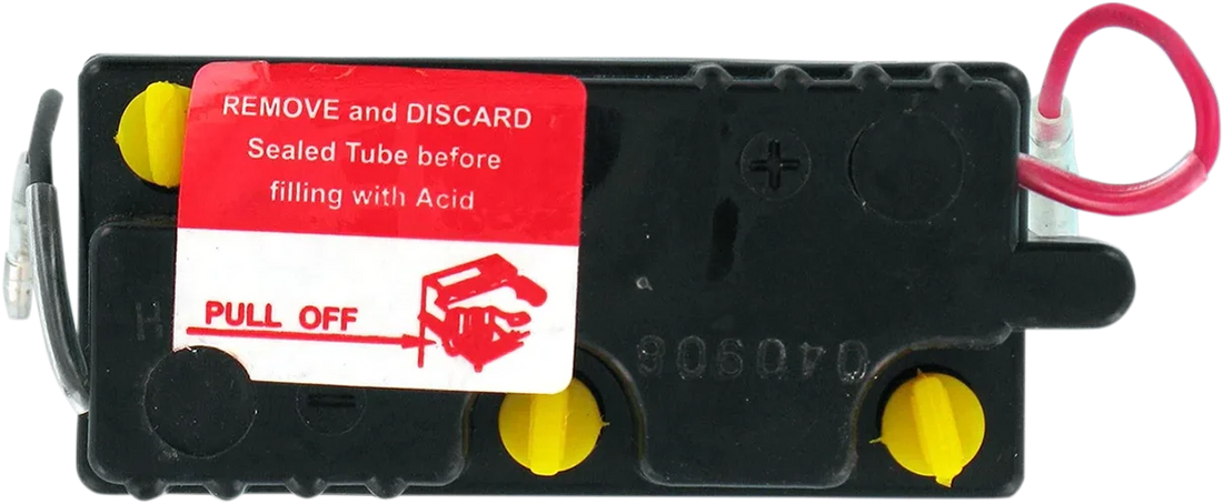 Parts unlimited Conventional Battery 6N4B-2A-3 - Side View