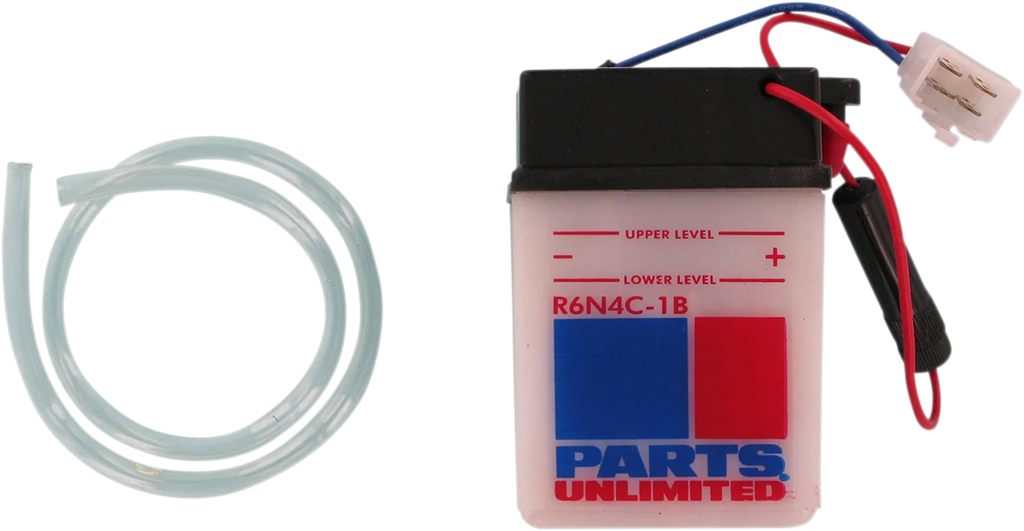 Parts unlimited Conventional Battery 6N4C1B - Back View