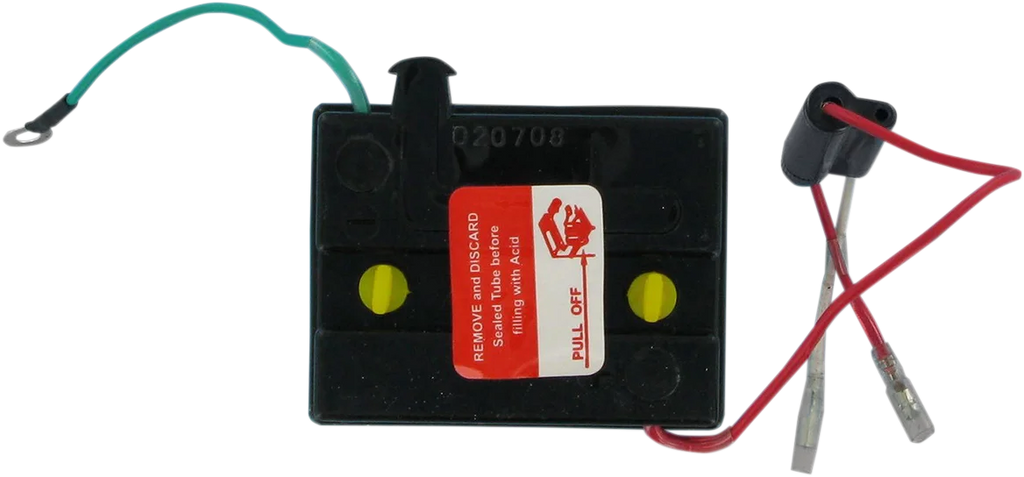 Parts unlimited Conventional Battery 6N5.5-1D - Side View