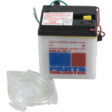 Load image into Gallery viewer, Parts unlimited Conventional Battery 6N551D1 - Main Product View