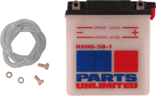 Load image into Gallery viewer, Parts unlimited Conventional Battery 6N6-3B-1 - Main Product View