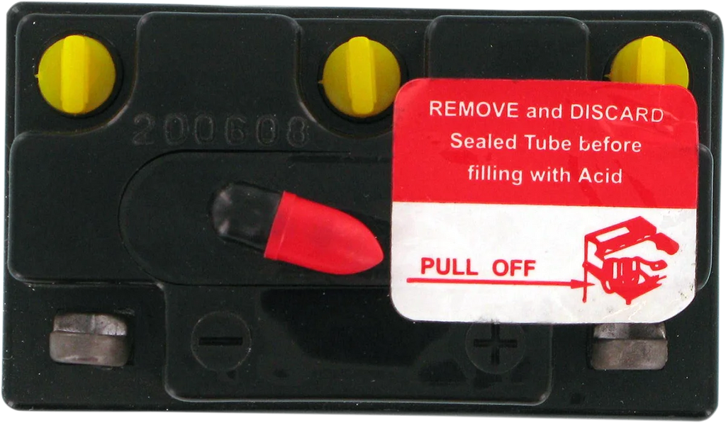 Parts unlimited Conventional Battery 6N6-3B - Side View