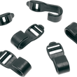 Load image into Gallery viewer, Parts unlimited Cover Hooks - Black LM-4003-0060 - Side View