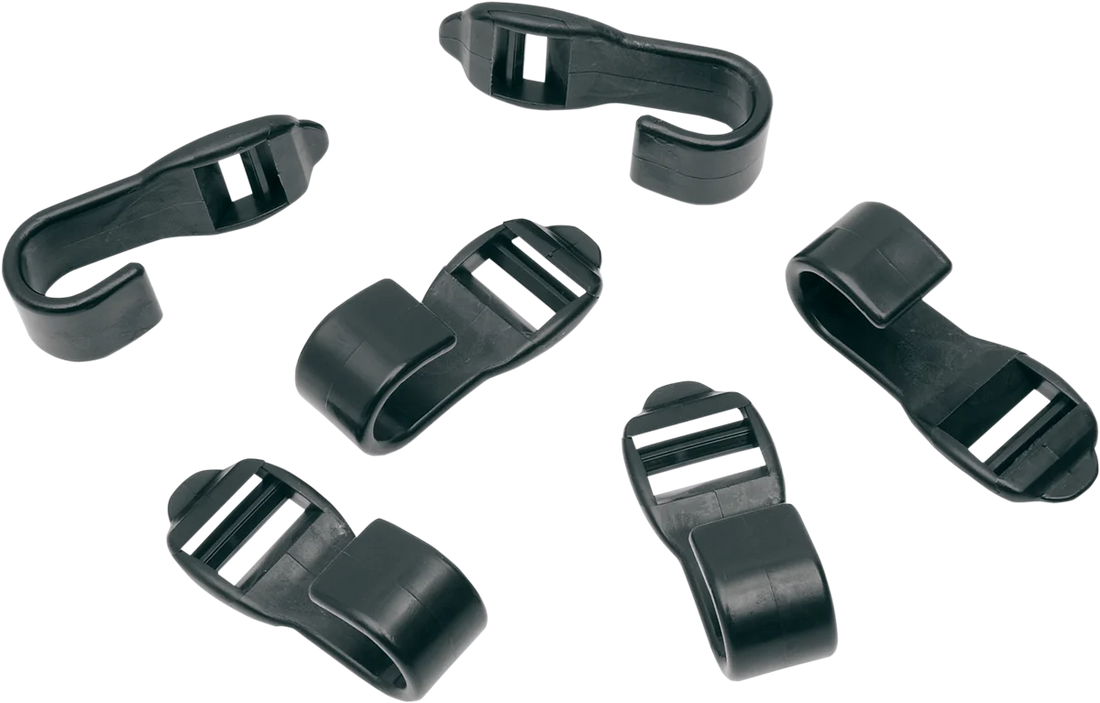 Parts unlimited Cover Hooks - Black LM-4003-0060 - Side View