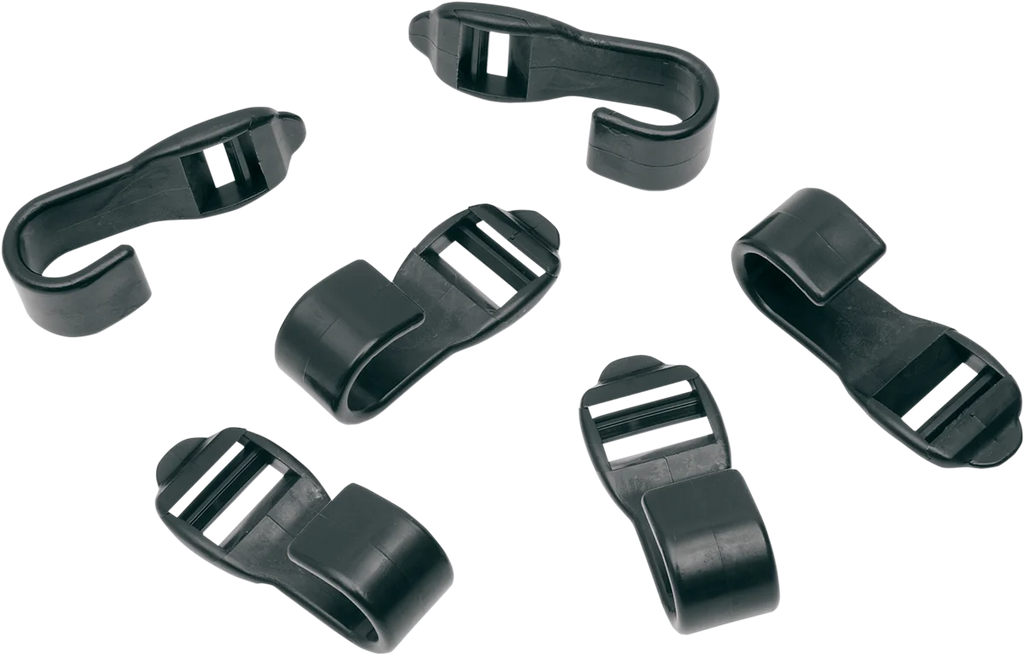 Parts unlimited Cover Hooks - Black LM-4003-0060 - Side View