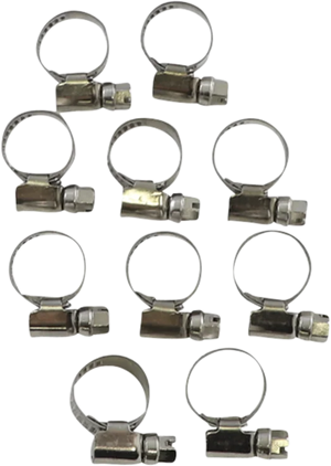 Parts unlimited Embossed Hose Clamp - 10-16 mm T03-6252-10 - Main Product View