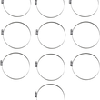 Load image into Gallery viewer, Parts unlimited Embossed Hose Clamp - 100-120 mm T03-6263-10 - Main Product View