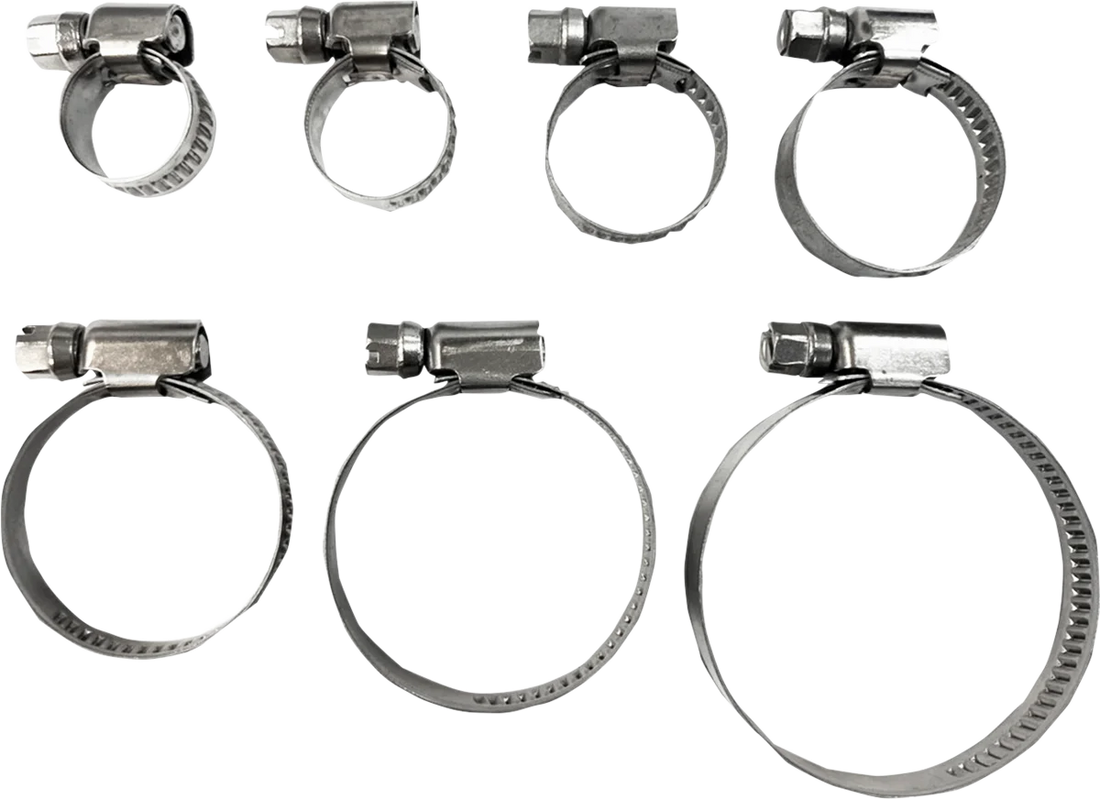 Parts unlimited Embossed Hose Clamp - 100-120 mm T03-6263-10 - Side View