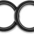 Load image into Gallery viewer, Parts unlimited Fork Seals - 41 mm ID x 53 mm OD x 8/10.5 mm T PUP40FORK455148 - Side View