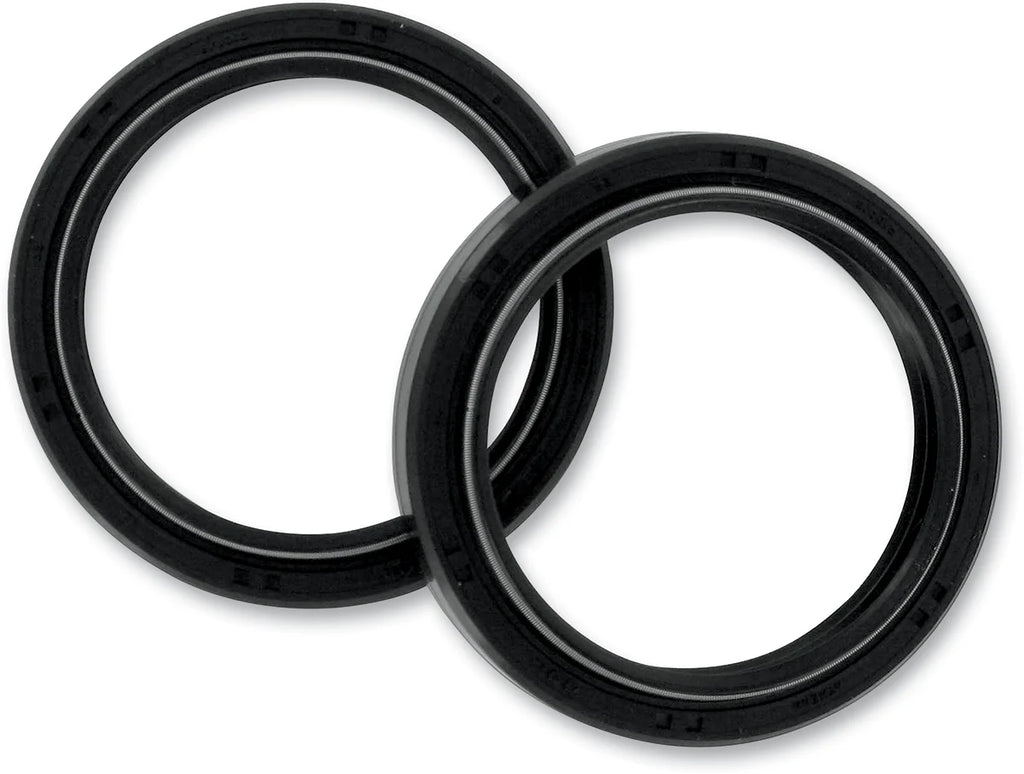 Parts unlimited Fork Seals - 41 mm ID x 53 mm OD x 8/10.5 mm T PUP40FORK455165 - Side View