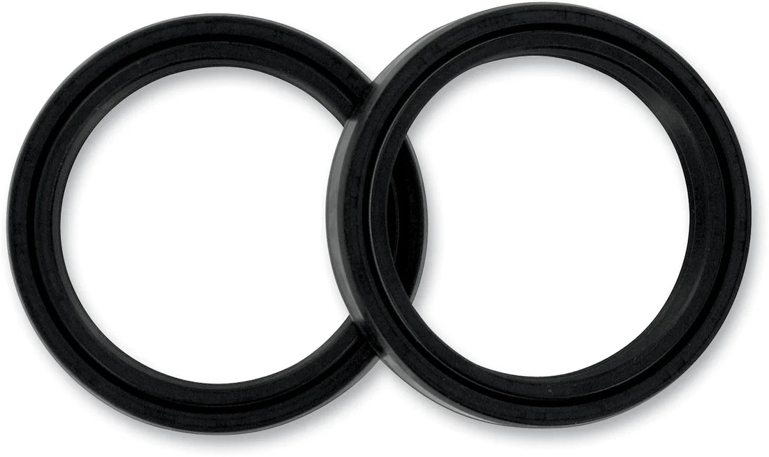 Parts unlimited Fork Seals - 41 mm ID x 53 mm OD x 8/10.5 mm T PUP40FORK455166 - Side View