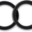 Load image into Gallery viewer, Parts unlimited Fork Seals - 43 mm ID x 55 mm OD x 11/14 mm T PUP40FORK455154 - Side View