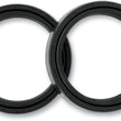 Load image into Gallery viewer, Parts unlimited Fork Seals - 43 mm ID x 55 mm OD x 9.5/10/5 mm T PUP40FORK455153 - Side View