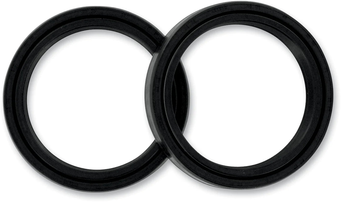 Parts unlimited Fork Seals - 45 mm ID x 57 mm OD x 11 mm T PUP40FORK455163 - Side View