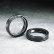 Load image into Gallery viewer, Parts unlimited Fork Seals - 46 mm ID x 58 mm OD x 10.5/11.5 mm T PUP40FORK455060 - Side View