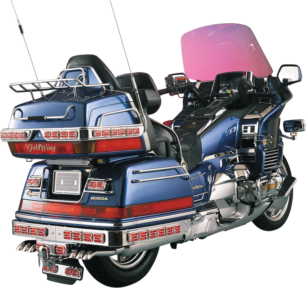 Parts unlimited Glove Box Accent Plate - Chrome - GL1500 45-8503-BC6 - Side View