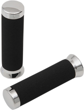Load image into Gallery viewer, Parts unlimited Grips - Foam - 7/8" - 150 mm - Chrome - Main Product View