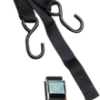 Load image into Gallery viewer, Parts unlimited Heavy-Duty Cam Buckle Tie-Downs - 1-1/2" x 6' - Black TD0030 - Main Product View