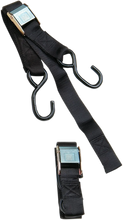 Load image into Gallery viewer, Parts unlimited Heavy-Duty Cam Buckle Tie-Downs - 1-1/2" x 6' - Black TD0030 - Main Product View