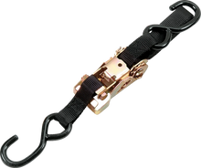 Load image into Gallery viewer, Parts unlimited Heavy-Duty Ratchet Tie-Down - 1-1/2" x 6' - Black - Main Product View