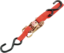 Load image into Gallery viewer, Parts unlimited Heavy-Duty Ratchet Tie-Down - 1" x 6' - Red 131021 - Main Product View