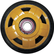 Load image into Gallery viewer, Parts unlimited Idler Wheel with Bearing 6004-2RS - Yellow