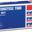 Load image into Gallery viewer, Parts unlimited Inner Tube - Heavy Duty - 16" - TR-4 - Center Metal Valve B20028 - Side View