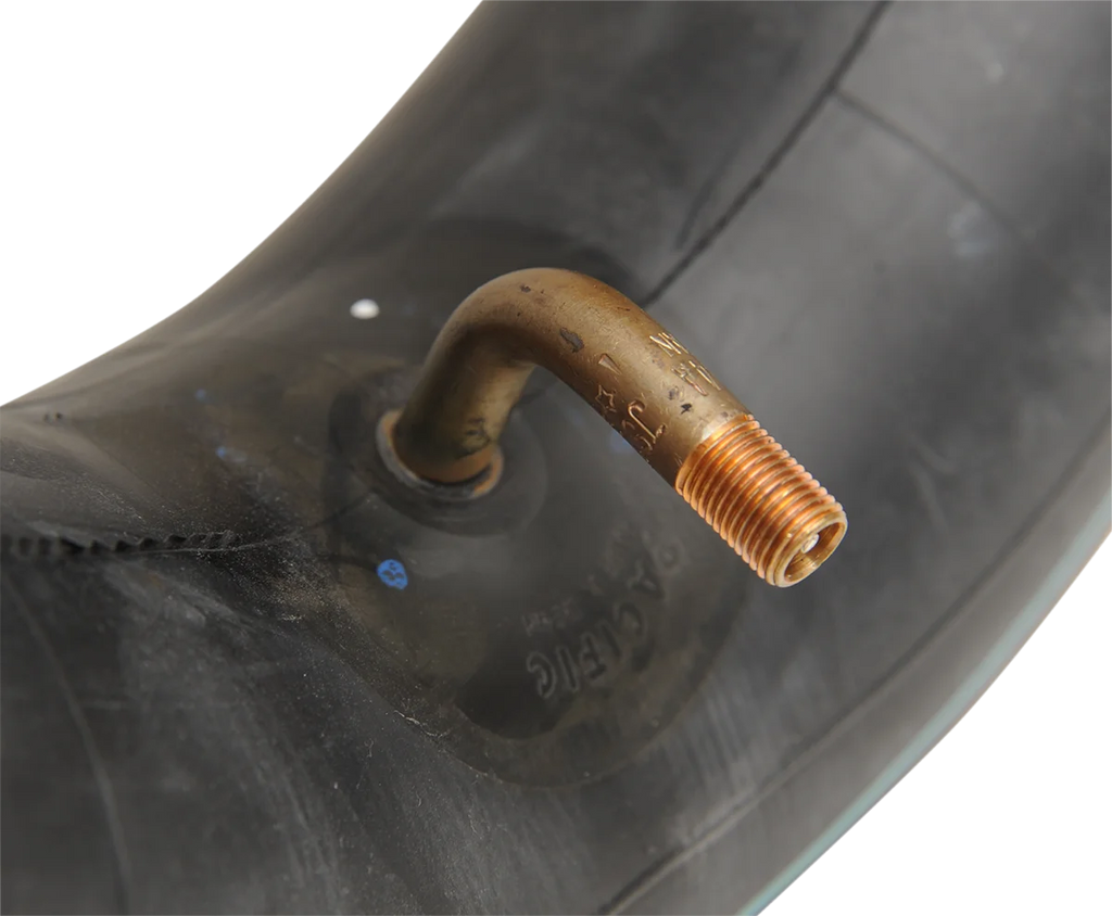 Parts unlimited Inner Tube - Standard - 10" - JS-244A - 90° Center Metal Valve B20006 - Side View
